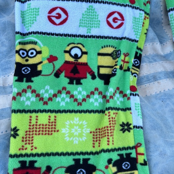 Despicable Me Minions Fleece Elastic Waist Pajama Pants PJs Bottoms Green Boys M - Picture 4 of 16